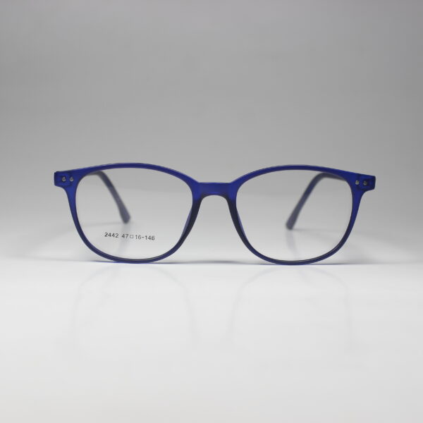 Matte Blue Cat-Eye TR Frame