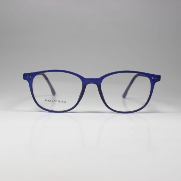 Matte Blue Cat-Eye TR Frame