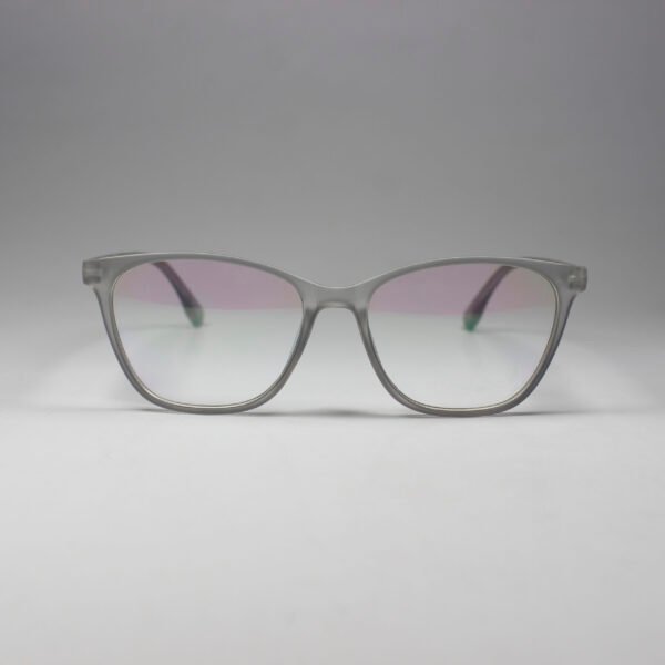 Cat-Eye Matte Gray TR Frame