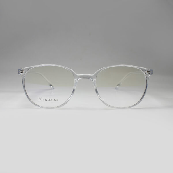 White Transparent Cat-Eye Frame